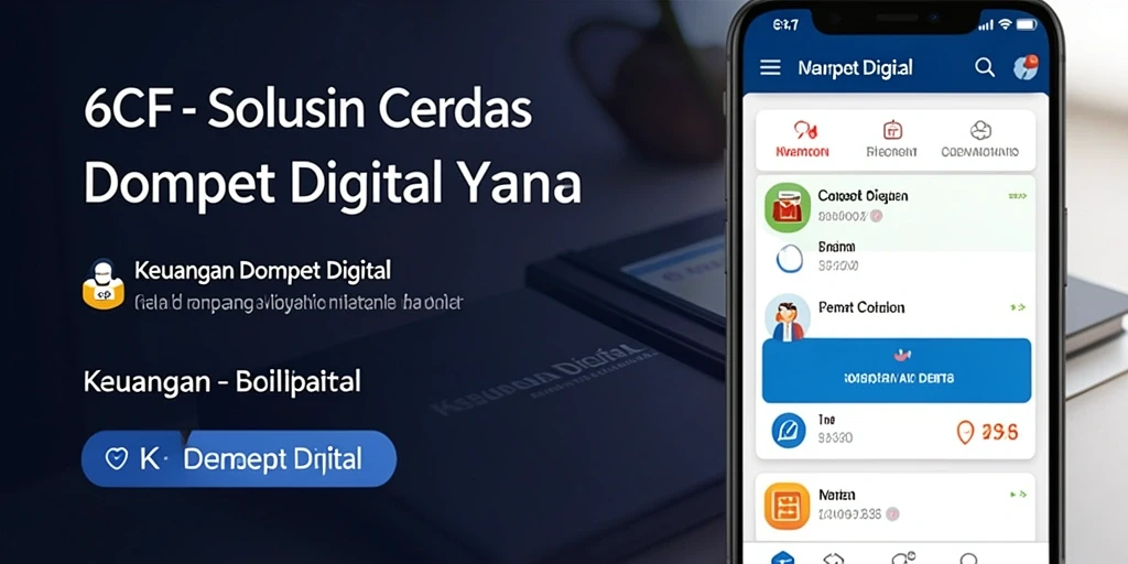 Antarmuka 6CF yang sederhana dan fungsi Dompet Digital yang lengkap.