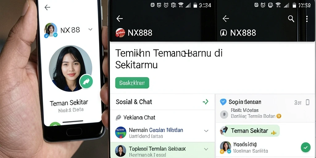 Antarmuka NX888 yang menarik untuk Teman Sekitar.