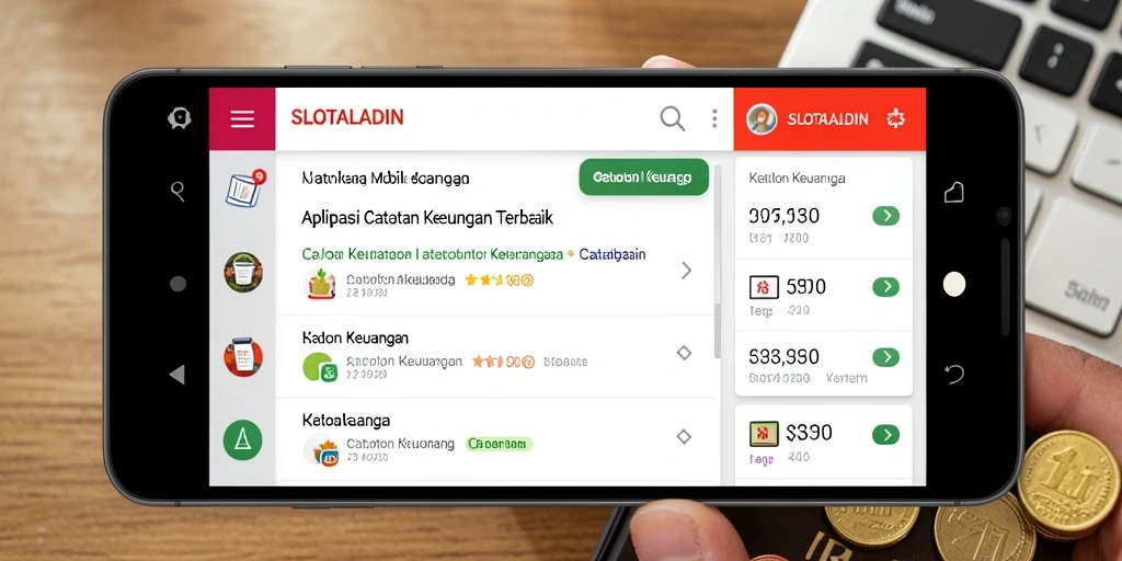 Tampilan antarmuka SLOTALADIN untuk Catatan Keuangan yang intuitif dan user-friendly.