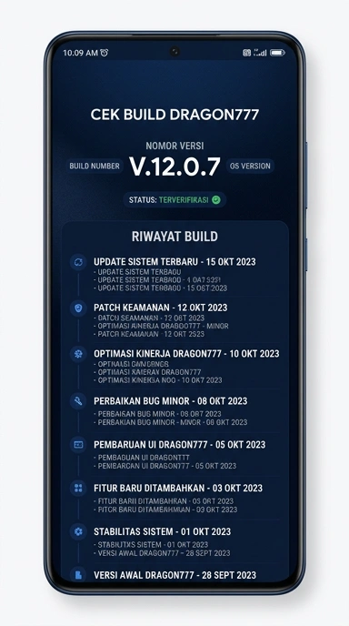 Riwayat Versi dragon777 untuk Pengguna Android